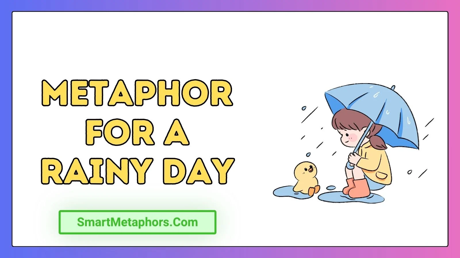 Metaphor for a Rainy Day