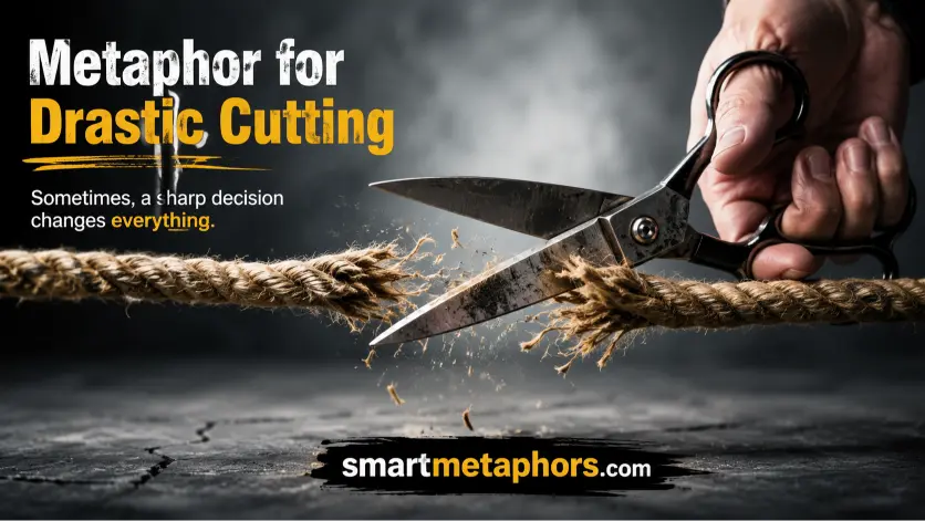 Metaphor for Drastic Cutting
