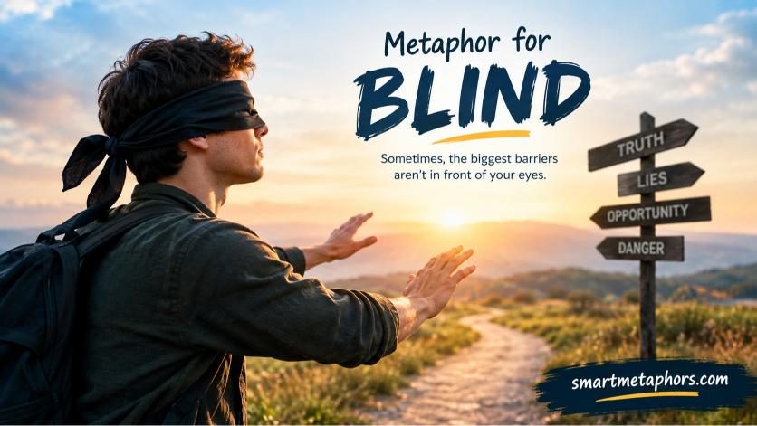 metaphor for blind