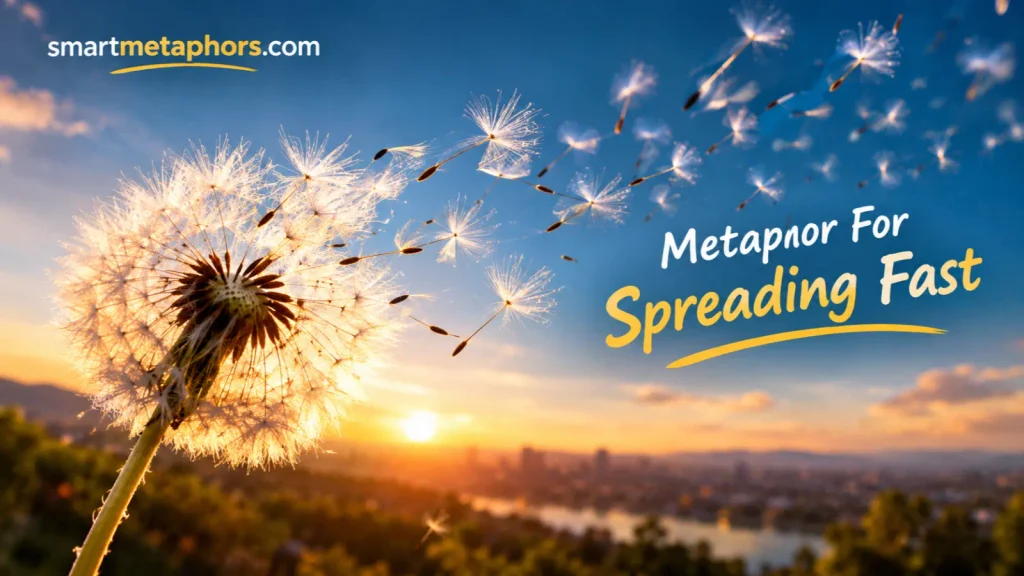 Metaphor For Spreading Fast